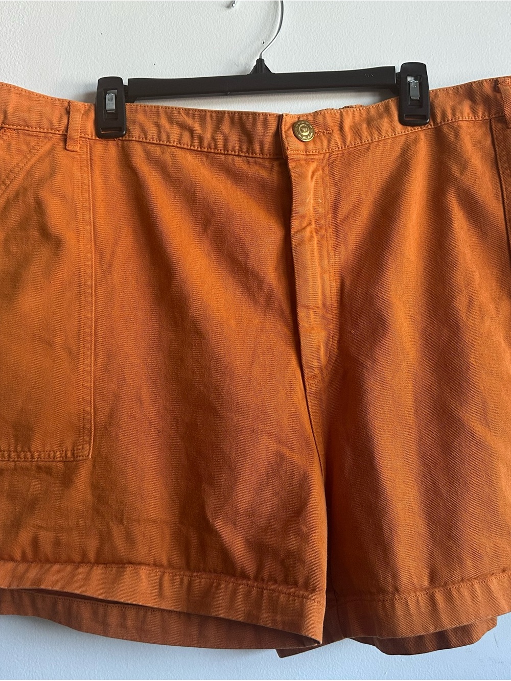 Big Bud Press Work Shorts Spicy Mustard Orange Flat Front 5XL